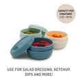 thumbnail image 4 of Melii Condiment Containers for Adults and Kids, 3 Pack, Earth Tones, 1.6 oz / 48 ml, 4 of 5