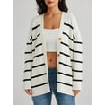 thumbnail image 2 of GHSDFBB Women's Cardigan 2023 Open Front Oversized Button Lightweight Sweaters V Neck Loose Cardigans Knit Outwear, 2 of 6