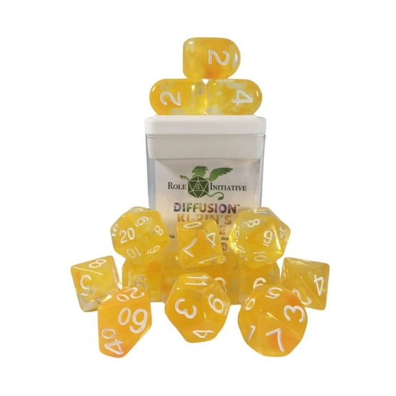 Role 4 Initiative Diffusion Poly Set - Ki-Rins Grace w/Numbers (15)