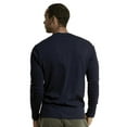 thumbnail image 3 of Men's Cotton Crew Neck Long Sleeve Henley Shirt/T Shirts, Navy 3XL, 1 Pack, 3 of 3