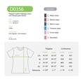 thumbnail image 3 of Playera Cuello V, para Dama, Color Turquesa Jaspe 50% Algodón-50% Poliéster,, 3 of 3