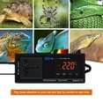 thumbnail image 3 of Digital Temperature Controller Thermostat Outlet Reptile Thermostat Controlled with Heating & Cooling Mode for Chest Freezer Home Brewing Green House Incubation Reptiles -40℃~110℃ US Plug 110V, 3 of 8