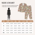 thumbnail image 4 of Sigee Colorful Chili for Women’s Pajama Sets Long-Sleeved Pjs Sets for Women 2 piece Sleepwear-X-Large, 4 of 7
