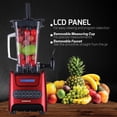 thumbnail image 4 of OVENTE Kitchen Countertop Blender with Dispenser Stainless Steel Blade & 1.5L BPA-Free Portable Easy Clean Jar, 1000 Watt Base Powered Electric Mixer for Smoothie Protein Shakes, Red BLH1000R, 4 of 7