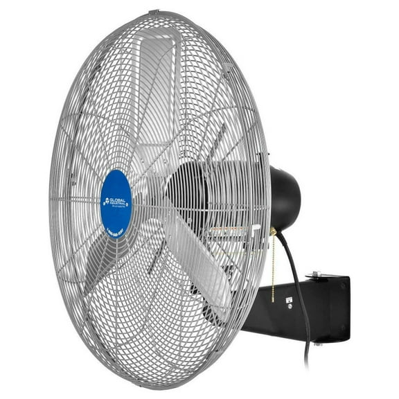 Global Industrial 30" 3 Speed Deluxe Industrial Wall Mount Oscillating Fan