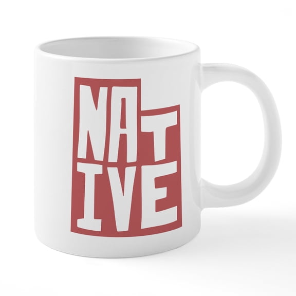 CafePress - Utah Native - 20 Oz White Ceramic Mega Mug