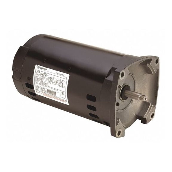 Century Pool Pump Motor, 3-Phase, 1/2 HP, 56Y Frame, 3,450 Nameplate RPM H491