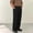 Black, variant on Purcolt Palazzo Pants for Men Lightweight Casual High Waist Straight Leg Dress Pants Comfort Loose Fit Golf Trousers for Business Work Office