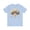 Baby Blue, variant on Fan shirt, Shirt with Fan, Tee Shirt with Gold Blower