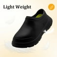 thumbnail image 3 of Chef Shoes Men Women Lightweight Comfort Non Slip Work Shoes Water Proof Closed Toe Clogs for Nurse Kitchen Restaurant Food Service, 3 of 6