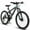 Grey, variant on OUDOSPRS 27.5" Full Suspension Mountain Bike - 21-Speed with Dual Shock Absorbers, Mechanical Disc Brakes (Black)