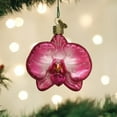 thumbnail image 2 of Old World Christmas Glass Blown Christmas Ornament, Orchid (With OWC Gift Box), 2 of 6