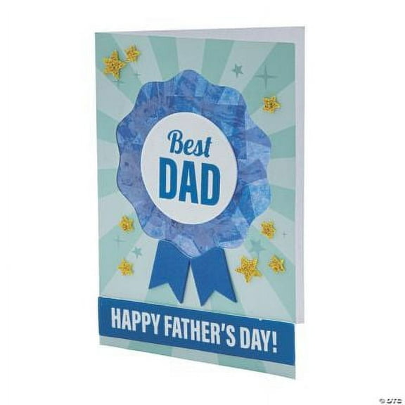 Father’s Day Tissue Paper Card Craft Kit - Craft Kits - 12 Pieces
