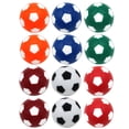 thumbnail image 1 of BEADCEST 12PCS Football Soccer Tabletop Game Balls Plastic Round for School Recess Fun, 1 of 8