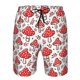 thumbnail image 3 of Balery Amanita Red Mushroom Traje de Baño Estilo Hawaiano para Hombre, Shorts de Secado Rápido con Bolsillos-Small, 3 of 6