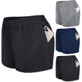 thumbnail image 2 of Mepaouo Womens Running Shorts Breathable High Waisted Athletic Gym Workout Short Pants Sizes S-XXL, 2 of 4