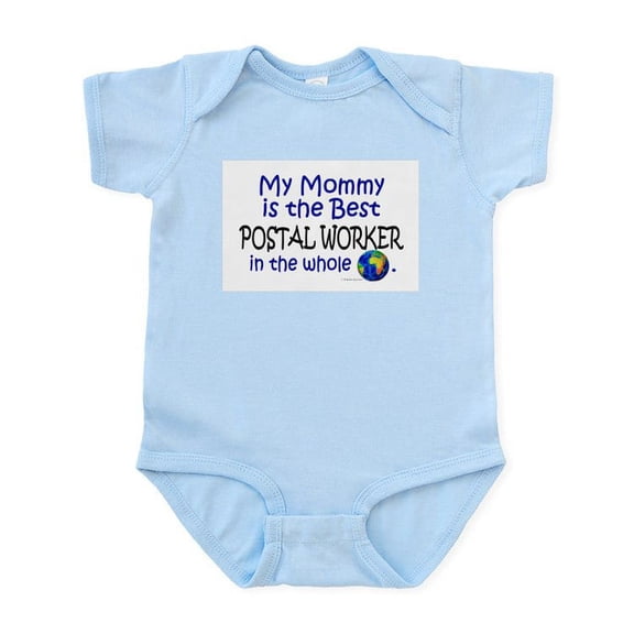 CafePress - Best Postal Worker In The World (Mommy) Infant Bod - Baby Light Bodysuit, Size Newborn - 24 Months