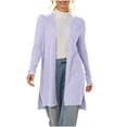 thumbnail image 5 of AGWOLF Cardigan Sweaters for Women Long Sleeve Open Front Lightweight Cardigans Loose Fit Long Cardigans for Women Soft Casual Coats for Work and Office XL, 5 of 9
