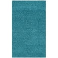thumbnail image 2 of Safavieh Laguna Shag Collection SGL303T Turquoise Area Rug, 3 feet by 5 feet (3' x 5'), 2 of 10