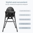 thumbnail image 3 of Dream On Me Chomper Champ 2-in-1 Highchair, Black, 3 of 9