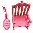 thumbnail image 1 of Mini Rocking Chair Ornament Rocking Rocking Chair Model Toy Scene Decorated with Christmas Decorations,1 x Chair decoration,Red, 1 of 9