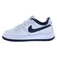 thumbnail image 3 of Nike Force 1 Low Easyon PS Boys Shoes Size 8, Color: White/Midnight Navy, 3 of 3