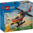 thumbnail image 3 of LEGO City Fire Rescue Helicopter Toy, Building Set with Firefighter Minifigure Pilot Toy, Fun Gift or Pretend Play Toy for Boys, Girls and Kids Ages 5 and Up, 60411, 3 of 8