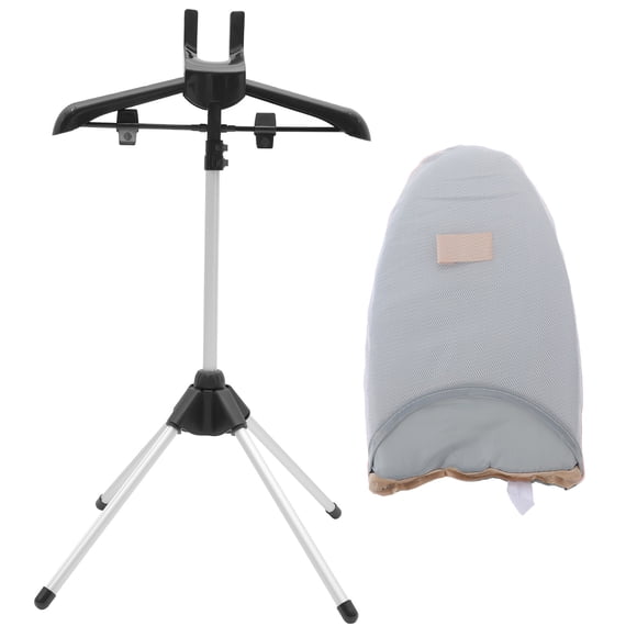juego de percha para vaporizador de ropa, tendedero ajustable con guante para tabla de planchar