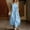 Light Blue, variant on Women's Summer Casual Sleeveless Round Neck Pleated Jumpsuit with Pockets for Comfortable Breathable and Loose Fit Suitable for Daily Dates and Parties(Wine,M)