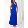 thumbnail image 7 of PRETTYGARDEN Holiday Cocktail Dresses for Women Summer Elegant V Neck Halter Backless Wedding Guest Party Midi Dress, 7 of 7
