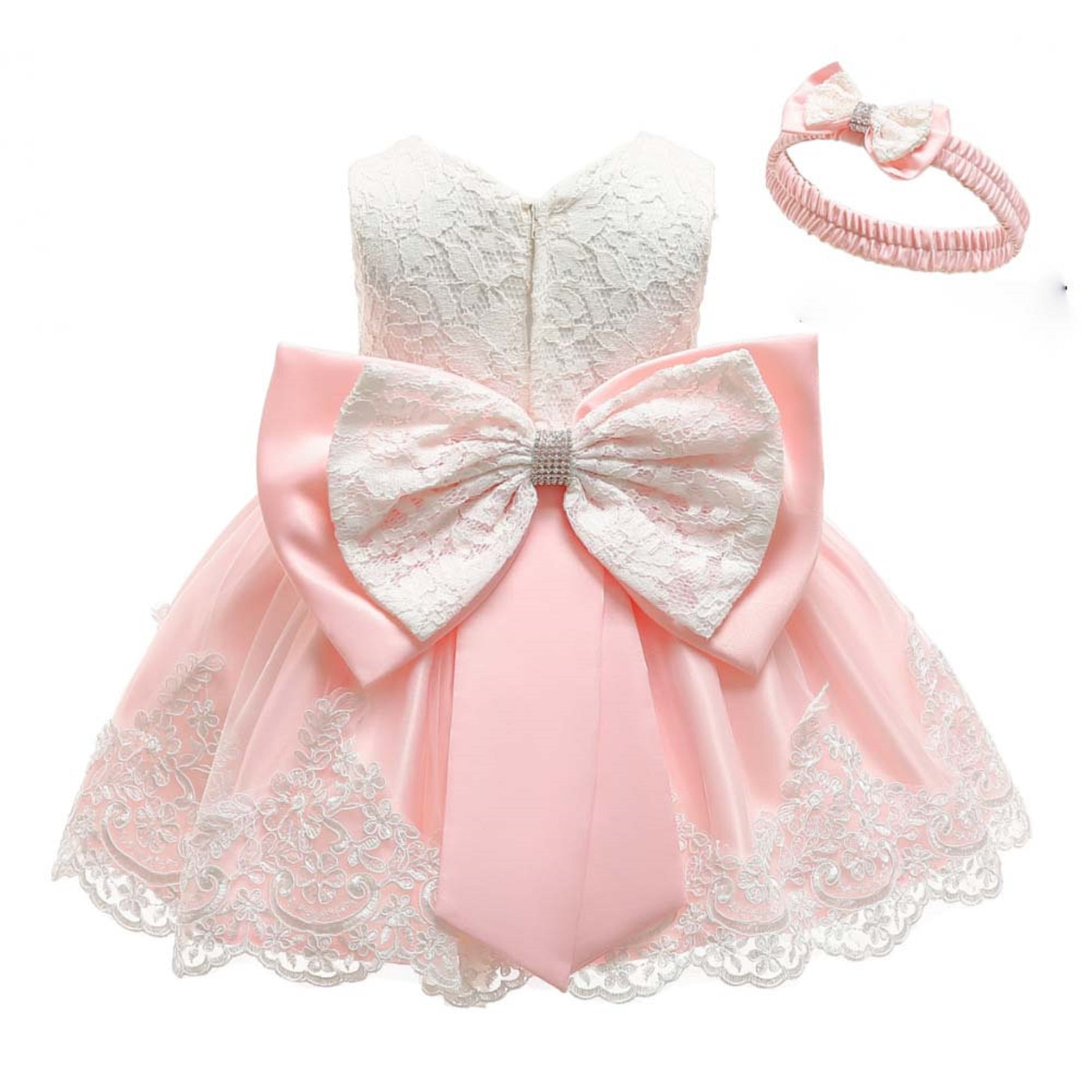 Toddler Baby Girl Princess Dress Girls Cute Bowknot Wedding Party Gown Dresses 