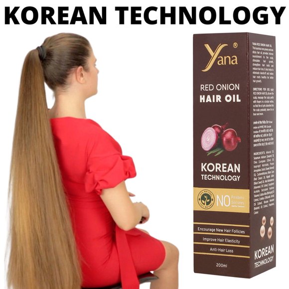 Yana Red Black Seed Hair Oil Hair Growth, Thickness For Women And Men | hair oil | hair oil for black hair | for dry hair | for curly hair | for hair growth | for frizzzy hair