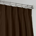 thumbnail image 2 of Kotton Culture 100% Blackout Curtain Triple Pinch Pleat Thermal Insulated Room Darkening Spill Proof Machine Washable Window Treatment Panels (Custom Size, Cocoa Brown), 2 of 8