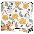 thumbnail image 2 of IAUYY Washable Pee Pads for Dogs Smallx3 Absorbent and Leak-Proof Non-Slip Reusable Puppy Pee Pads for Dogs Applicable to Playpen Potty Crate Orange-colored Fruit Slices, 2 of 7