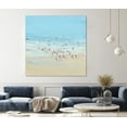 thumbnail image 4 of "Beach Day I" Fine Art Giant Canvas print 54"x54", 4 of 6
