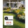 thumbnail image 3 of VEVOR Galvanized Steel Landscape Edging, 40 ft x 6 in Metal Edging for Landscaping with Gloves, Easy-to-Install Bendable Metal Strips, Heavy Duty Metal Garden Edge Border for Flower Bed, Yard Pathway, 3 of 9
