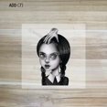 thumbnail image 1 of Miércoles Addams Transferencia De Calor Pegatinas Ropa DIY Decoración Popular Serie De TV Parches De Hierro Regalos De Cumpleaños Gao Jiahui  unisex, 1 of 2