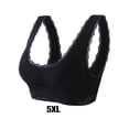 thumbnail image 4 of Minnieouse Sujetador sin costuras sexy y de apoyo para mujeres que quieren comodidad y estilo Push Up Bra Bra Push Up Sujetador deportivo Ropa Ropa interior negro,1 5XL, 4 of 6