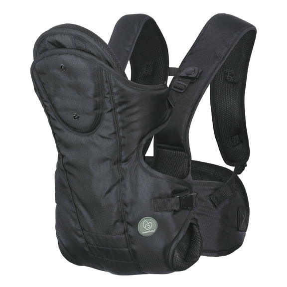 Dreambaby® Manhattan Adjustable 3 in 1 Position Baby Carrier - IHDI Approved Hip Healthy - Newborns Toddlers up to 33lbs - Fits for Most Adult Sizes - Black - Model L296