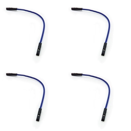 4 x Quantity of Helicopter Quadcopter Airplane Boat Car Controller (1pc) Female to Female Single Wire Jumper Lead 25AWG 125mm(Servo Connector)