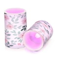 thumbnail image 2 of Electronic Candles Light Combination 3x5In, 3x4In Flameless Candles Plastic Festive Decoration Party Christmas Decoration Sweet Cute Pink Flower, 2 of 7