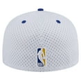 thumbnail image 3 of Men's New Era White/Royal Golden State Warriors Throwback 2Tone 59FIFTY Fitted Hat, 3 of 5