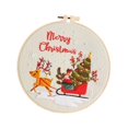 thumbnail image 1 of Kit de bordado navideño, juego de manualidades para adultos y principiantes, regalo de Navidad Papá, 1 of 8