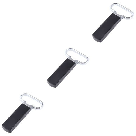 3 Pcs Two Prong Wine Cork Remover Pressure Opener Bottle Black