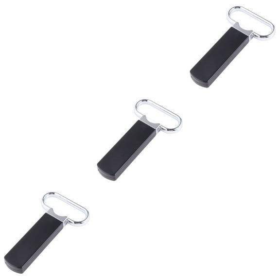 3 Pcs Two Prong Wine Cork Remover Pressure Opener Bottle Black