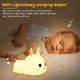 thumbnail image 5 of Luz nocturna portátil para niños, lámpara de conejo de silicona LED de 7 colores, lámpara para habitación de bebé, lámpara que cambia de color linda recargable por USB con control remoto, 5 of 5