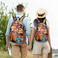 thumbnail image 6 of Dra_gon Ball Backpack Canvas Casual Lightweight Backpack Fashion Travel Backpack Laptop Backpack 17.7 Inch And15.7inch, 6 of 7
