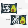 thumbnail image 4 of Balery Avocado in Space1 Bedding Queen Pillow Cases - Envelope Closure - Soft Brushed Microfiber Fabric - Shrinkage and Fade Resistant Pillow Cases-20"x30", 4 of 9