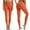 Orange, variant on Xysaqa Workout Leggings for Women Soft Stretch High Waisted Yoga Leggings for Women Seamless Tights Gym Athletic Fitness Sport Active Pants Full Length Yellow XL