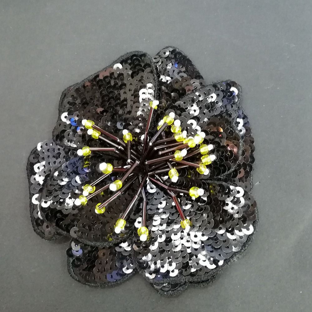 Buy 10Pcs/lot Handmade Rhinestone beaded & Sequin Flowers Patches